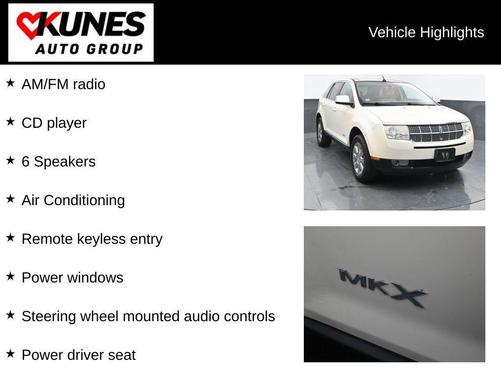 used 2007 Lincoln MKX car, priced at $5,250