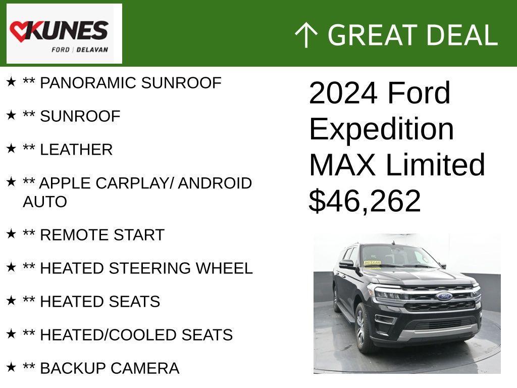 used 2024 Ford Expedition Max car, priced at $46,262