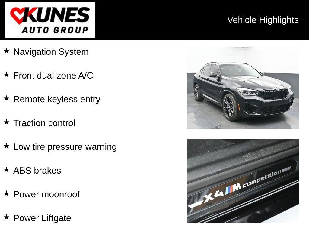 used 2021 BMW X4 M car, priced at $51,799