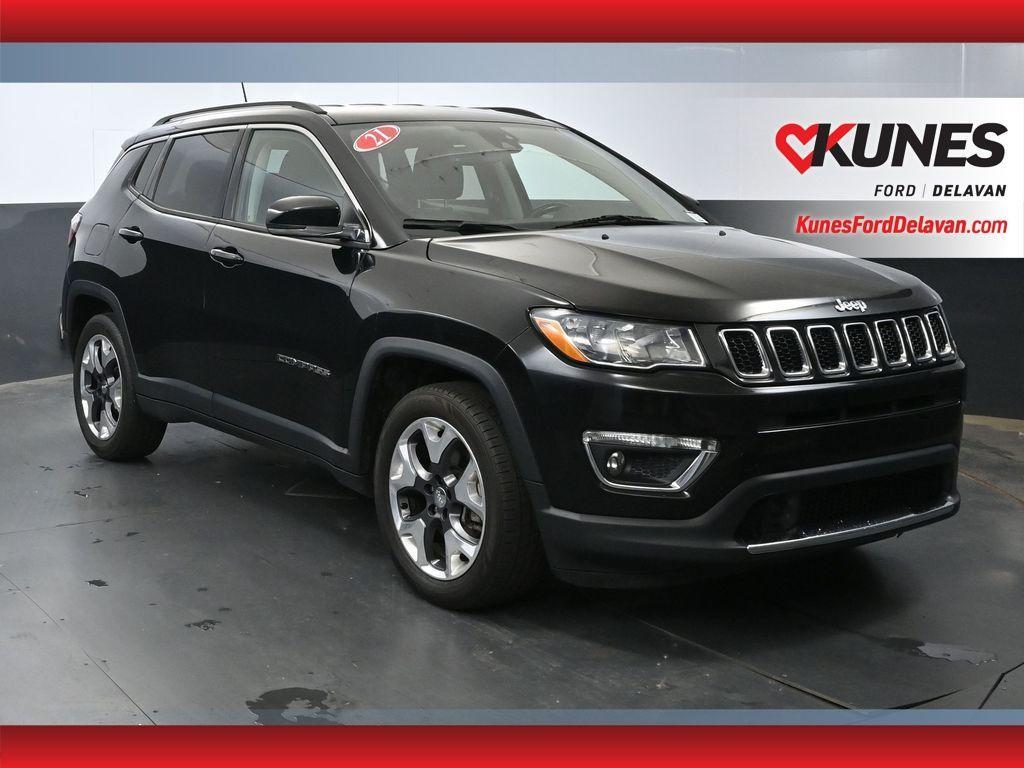 used 2021 Jeep Compass car, priced at $16,005