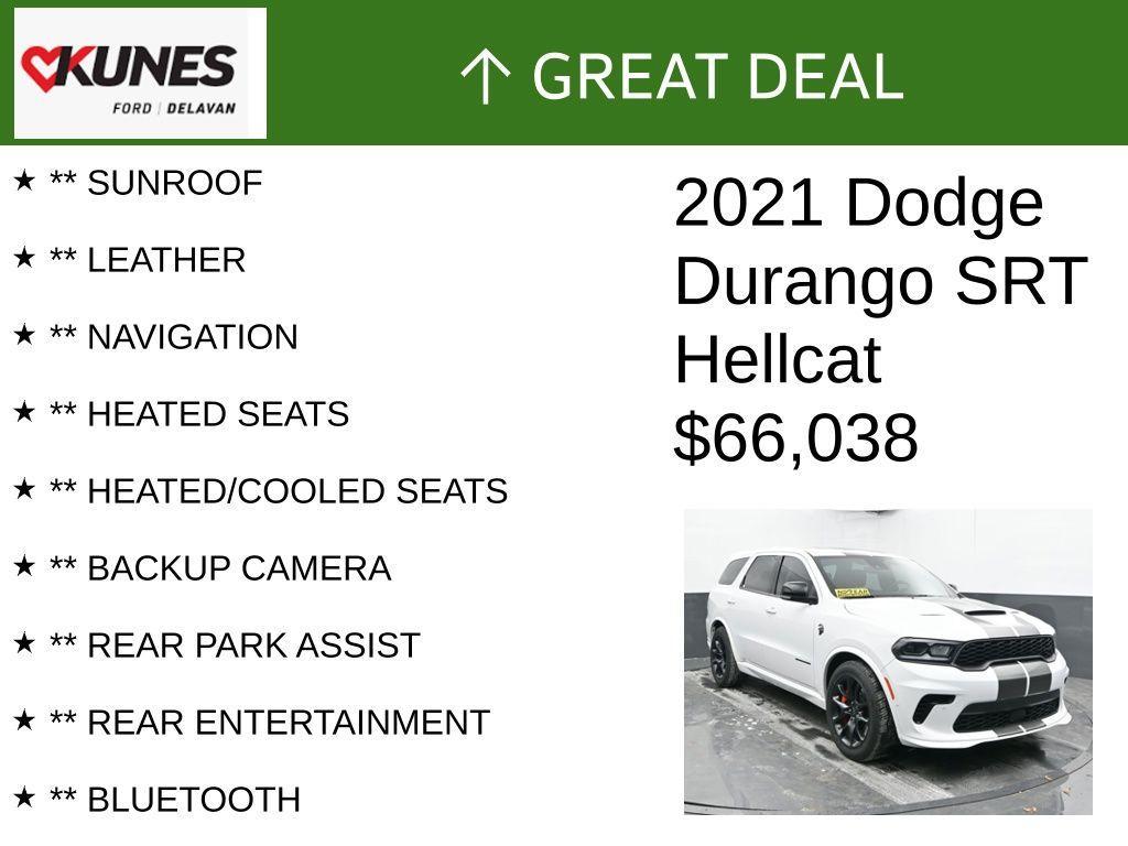 used 2021 Dodge Durango car, priced at $66,038