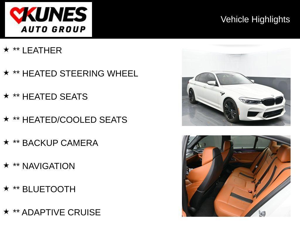 used 2018 BMW M5 car, priced at $55,999