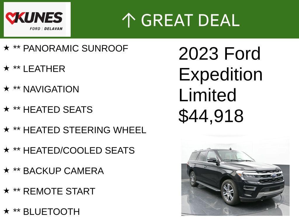 used 2023 Ford Expedition car, priced at $44,918