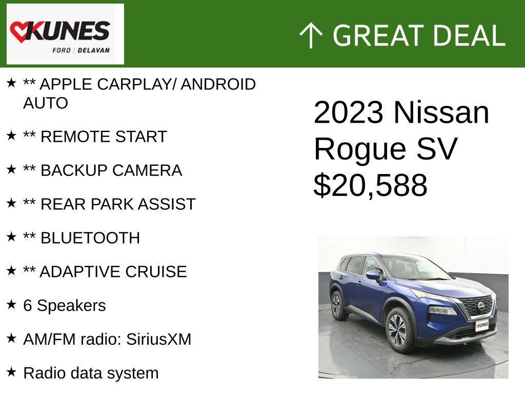 used 2023 Nissan Rogue car, priced at $20,588
