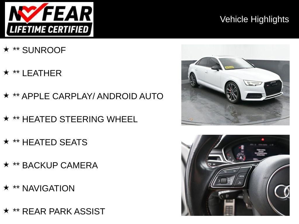 used 2018 Audi S4 car, priced at $23,140