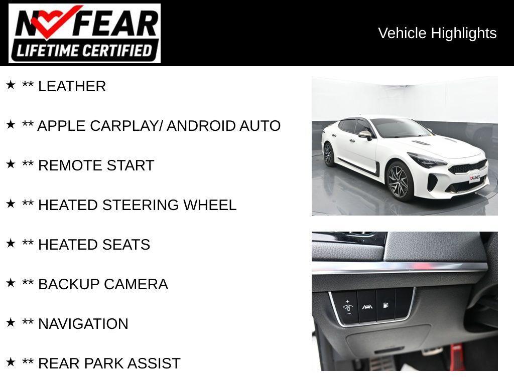 used 2023 Kia Stinger car, priced at $29,500