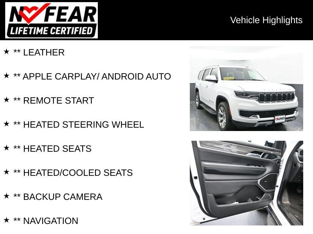 used 2022 Jeep Wagoneer car, priced at $40,833