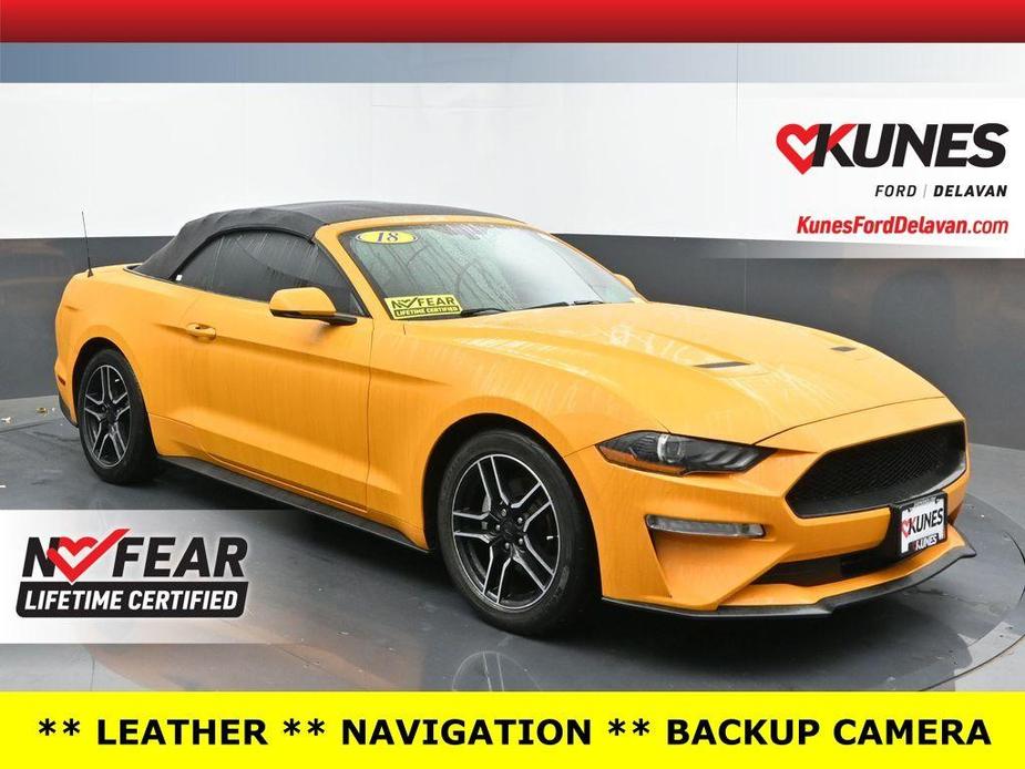 used 2018 Ford Mustang car, priced at $18,750