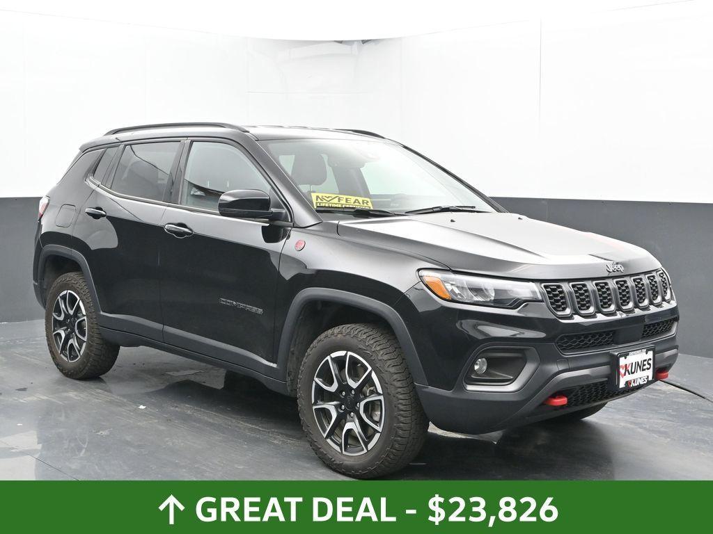 used 2024 Jeep Compass car, priced at $23,826
