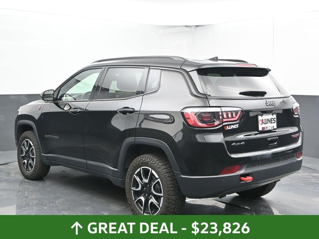 used 2024 Jeep Compass car, priced at $23,826