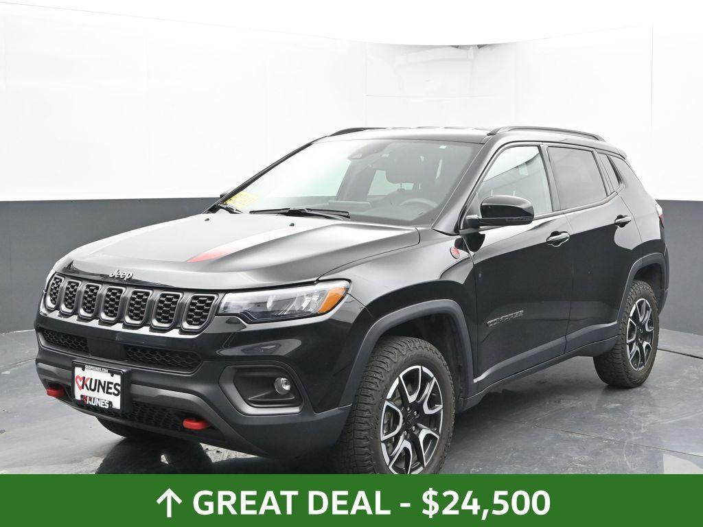used 2024 Jeep Compass car, priced at $24,500