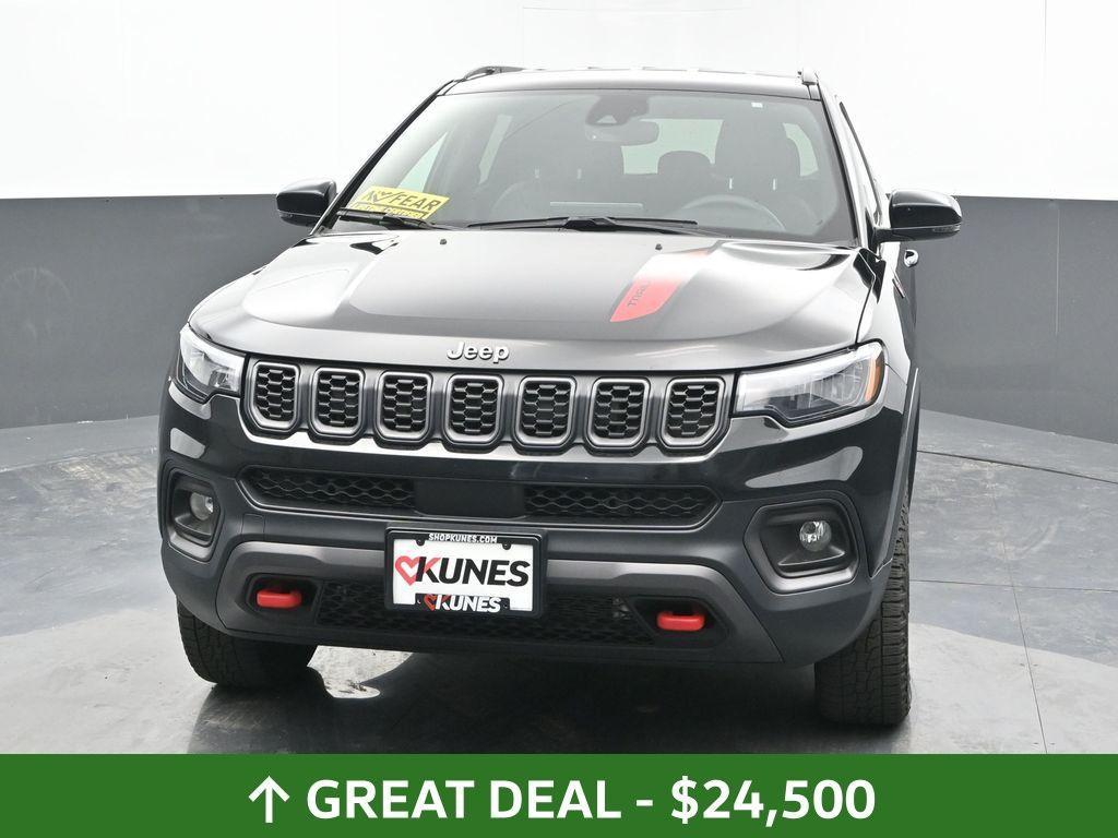 used 2024 Jeep Compass car, priced at $24,500