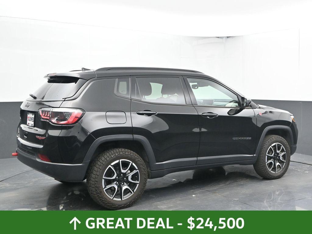 used 2024 Jeep Compass car, priced at $24,500