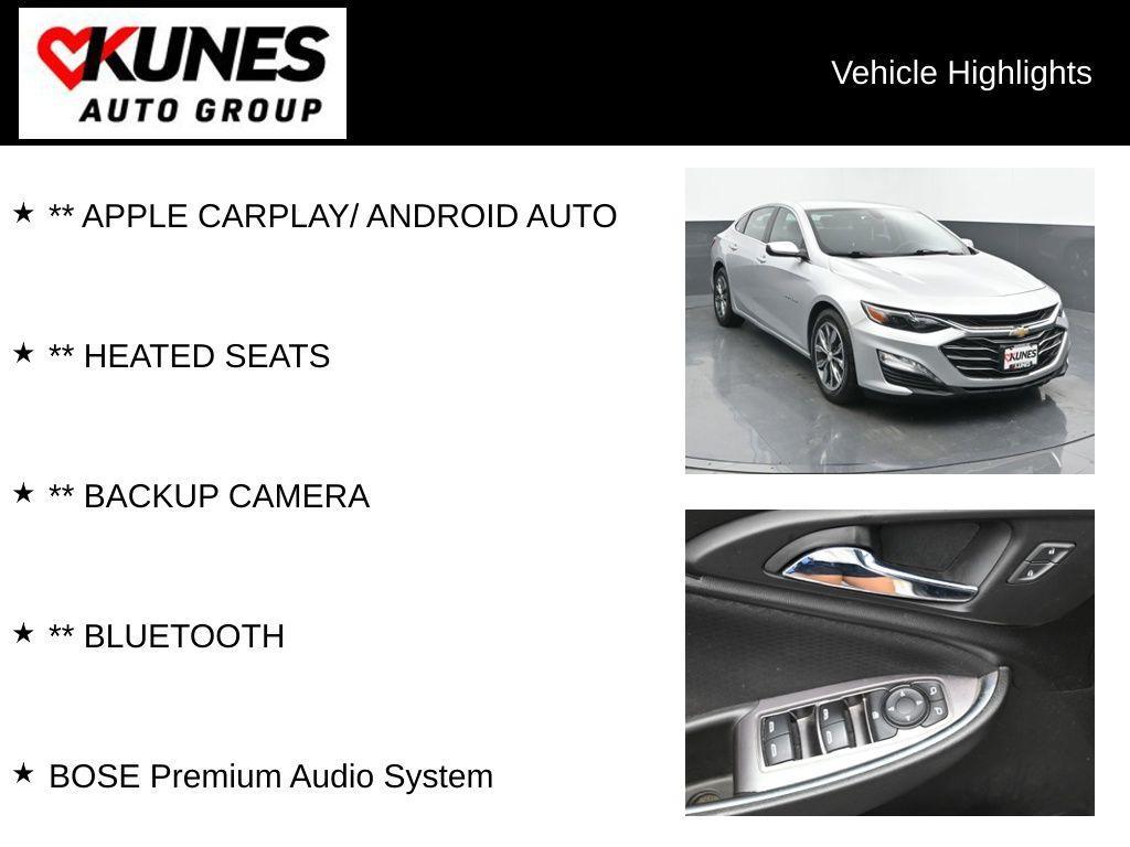 used 2020 Chevrolet Malibu car, priced at $14,000