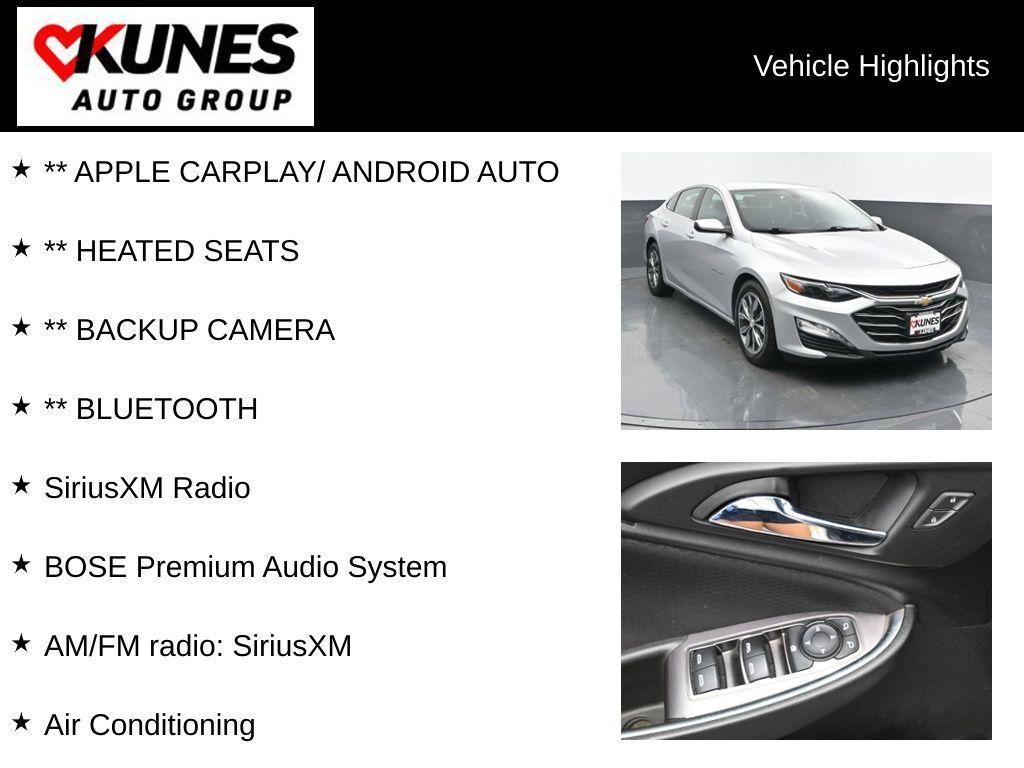 used 2020 Chevrolet Malibu car, priced at $12,075
