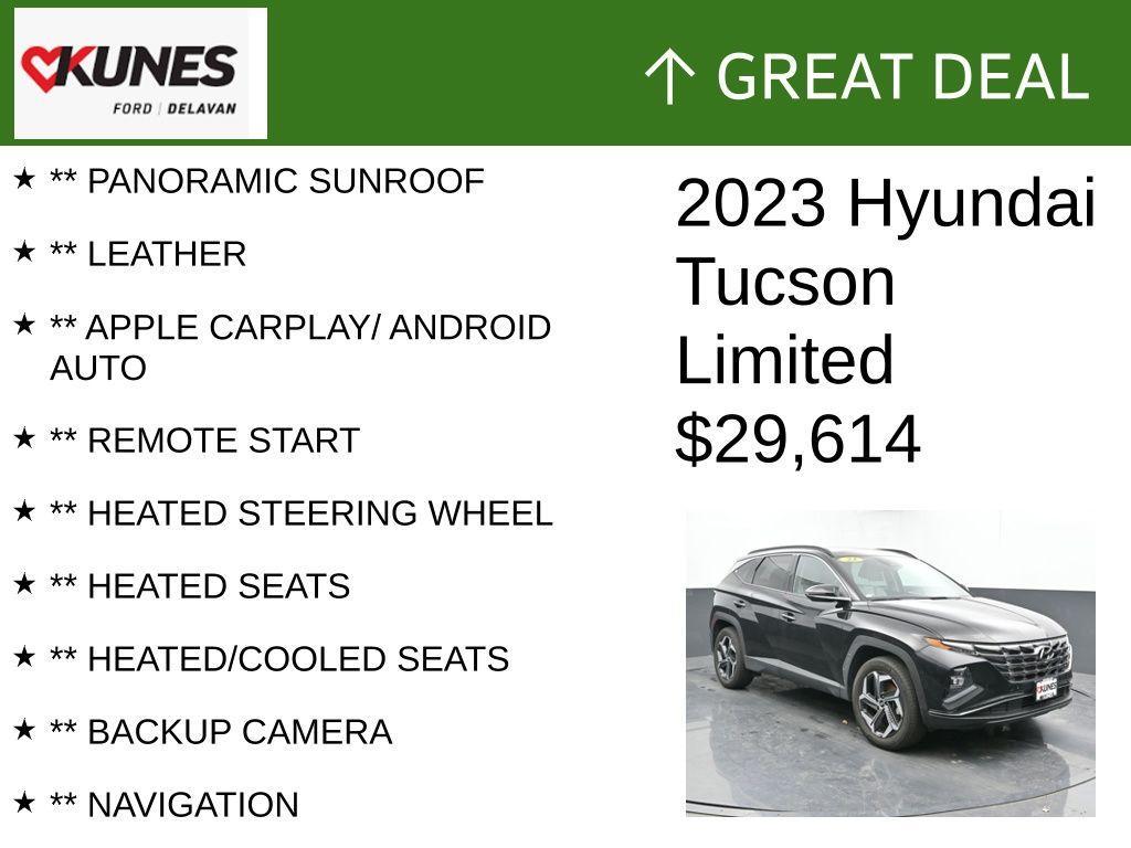 used 2023 Hyundai Tucson car, priced at $29,614