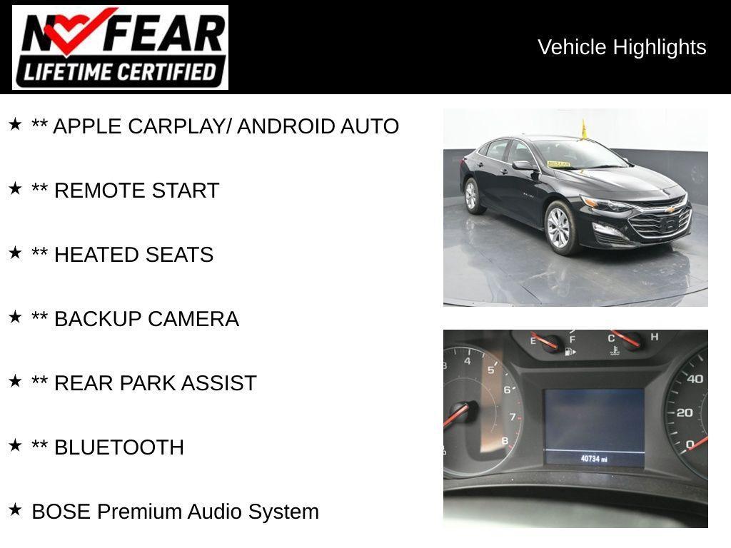 used 2024 Chevrolet Malibu car, priced at $21,500
