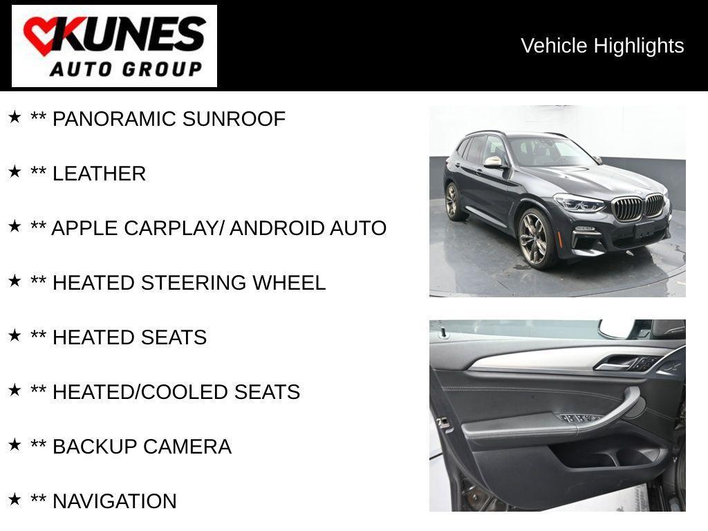 used 2019 BMW X3 car, priced at $33,999