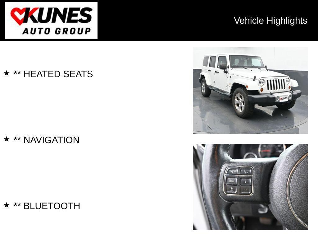 used 2013 Jeep Wrangler Unlimited car, priced at $13,995