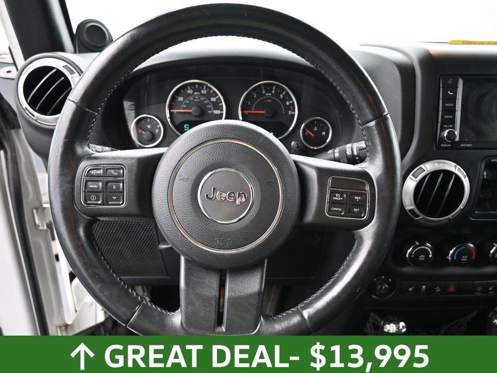 used 2013 Jeep Wrangler Unlimited car, priced at $13,995