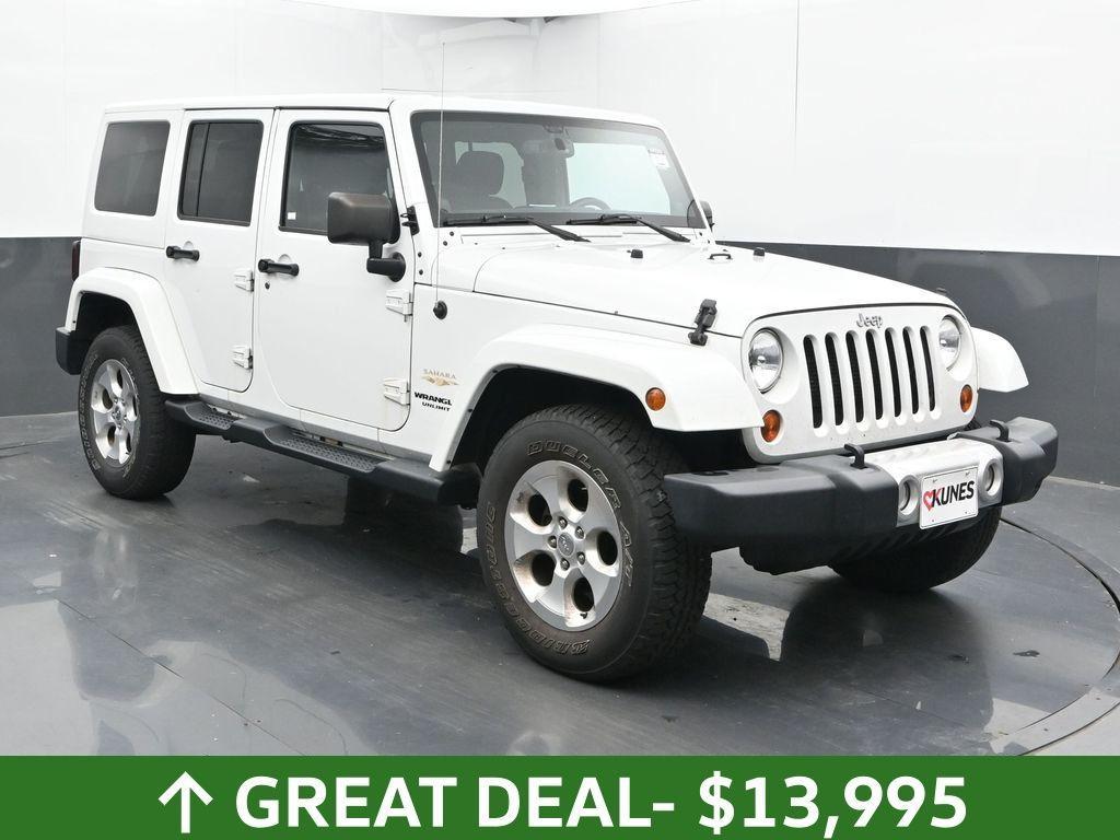 used 2013 Jeep Wrangler Unlimited car, priced at $13,995
