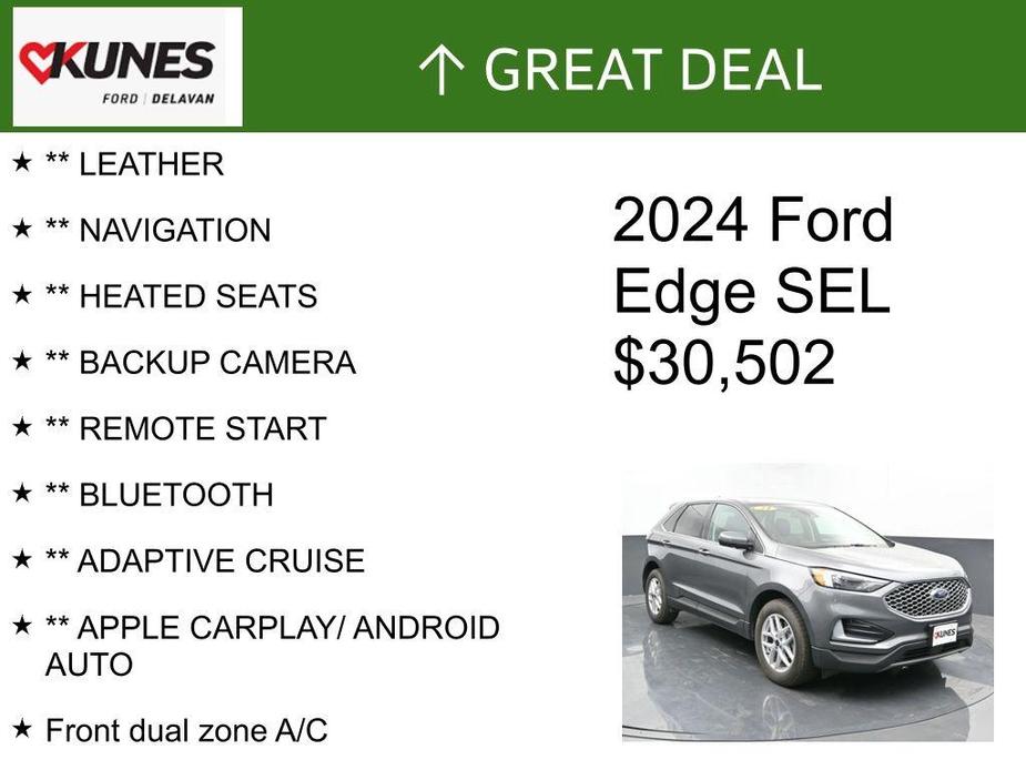 used 2024 Ford Edge car, priced at $30,502