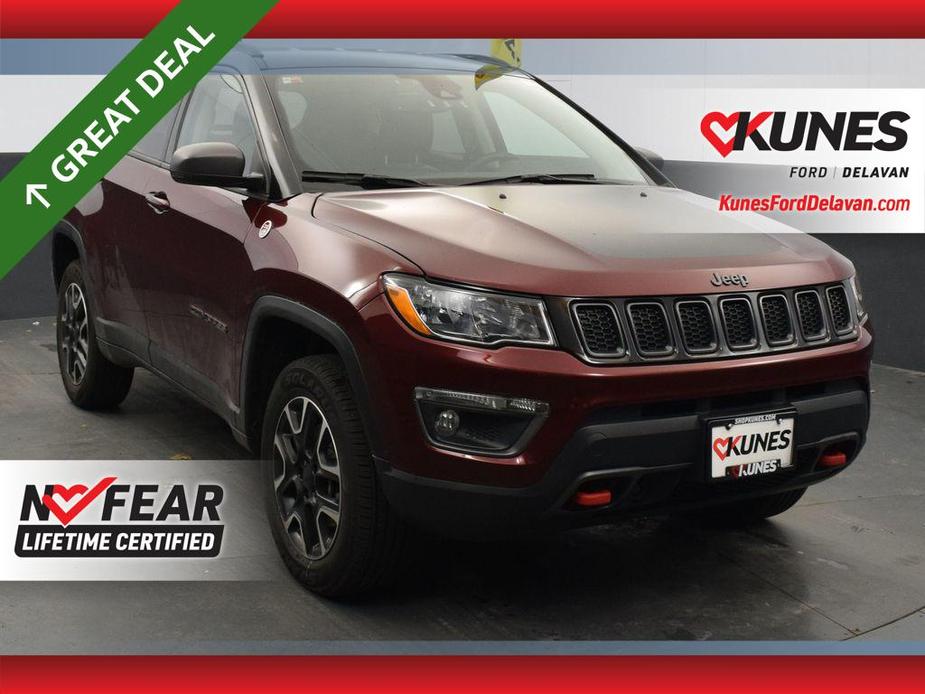 used 2021 Jeep Compass car, priced at $19,517