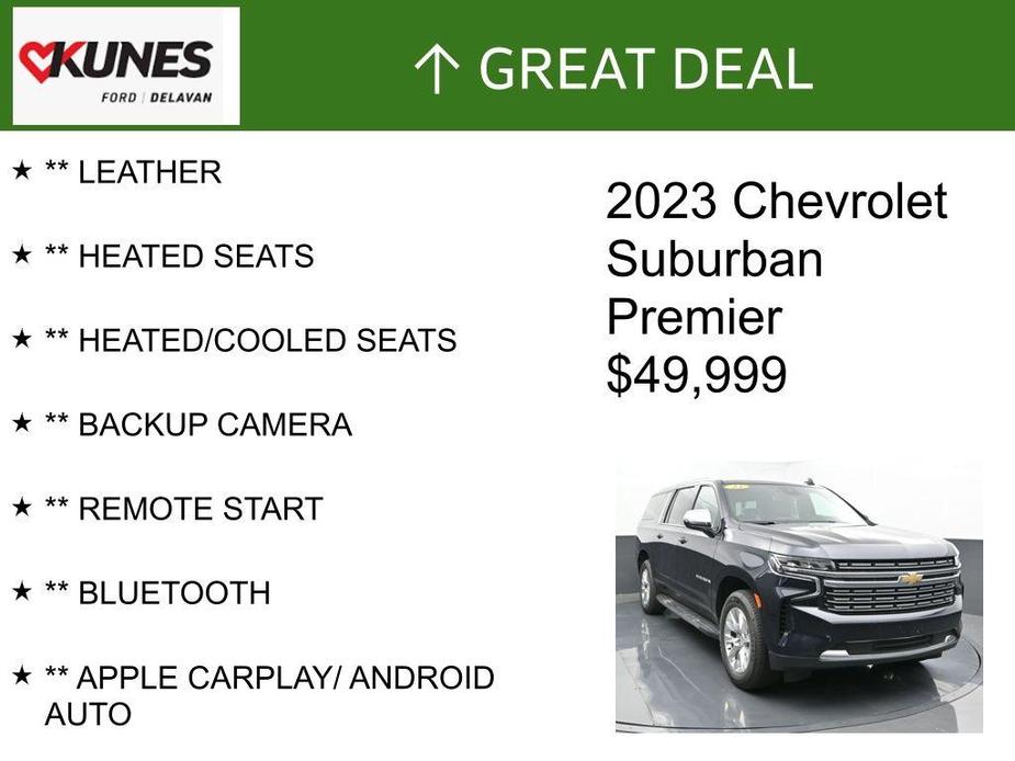 used 2023 Chevrolet Suburban car, priced at $49,999