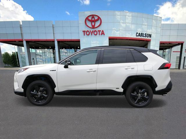 used 2021 Toyota RAV4 Hybrid car, priced at $34,500