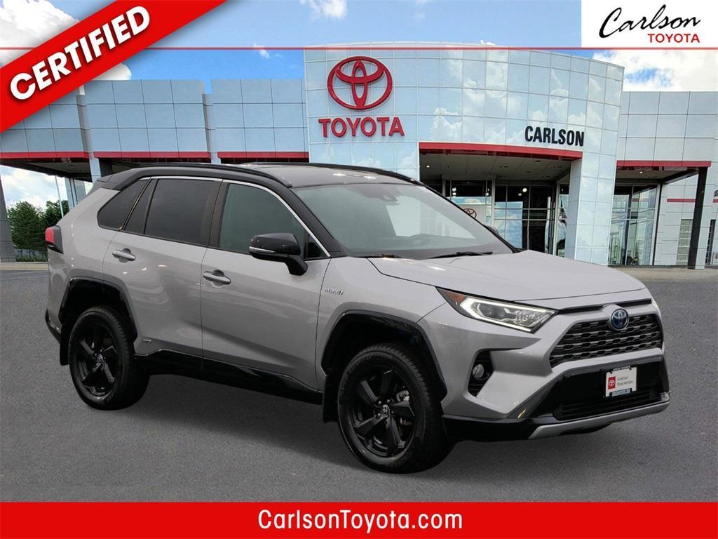 used 2021 Toyota RAV4 Hybrid car, priced at $36,599