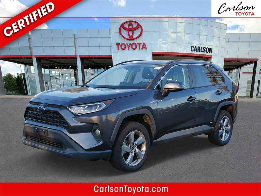 used 2021 Toyota RAV4 Hybrid car, priced at $34,495