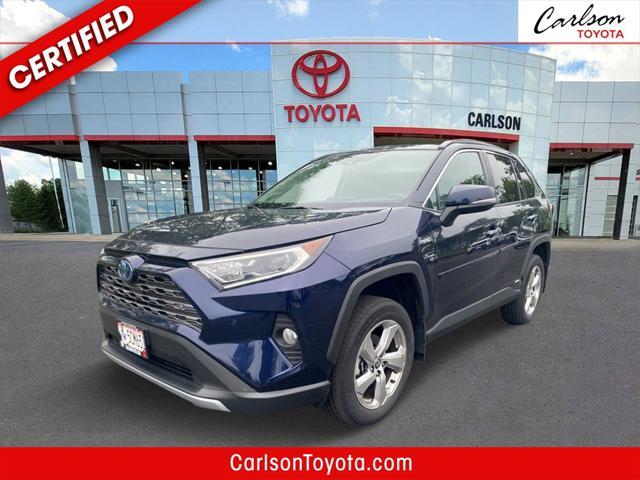 used 2021 Toyota RAV4 Hybrid car, priced at $36,991