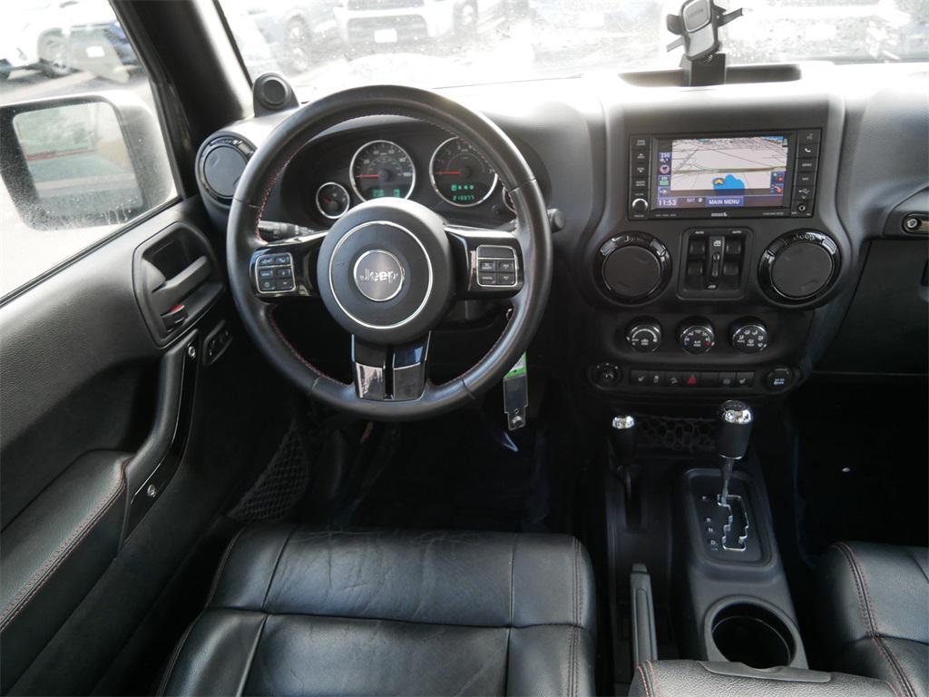 used 2012 Jeep Wrangler Unlimited car, priced at $11,991