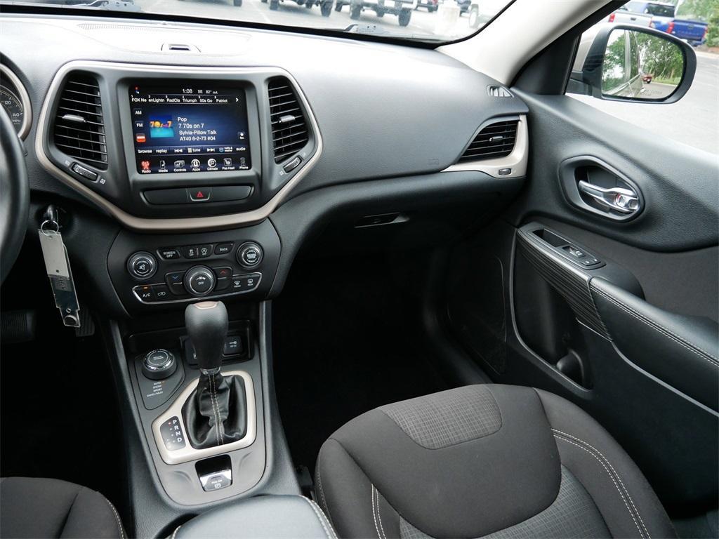 used 2017 Jeep Cherokee car, priced at $14,999
