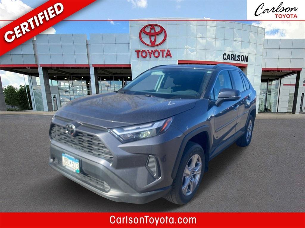 used 2022 Toyota RAV4 car, priced at $34,999