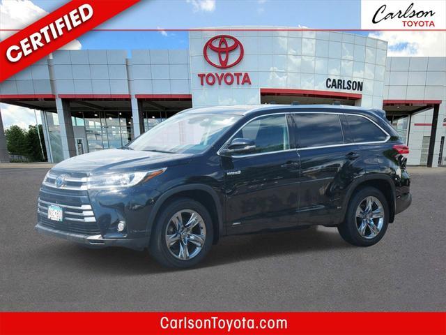 used 2017 Toyota Highlander Hybrid car, priced at $25,722