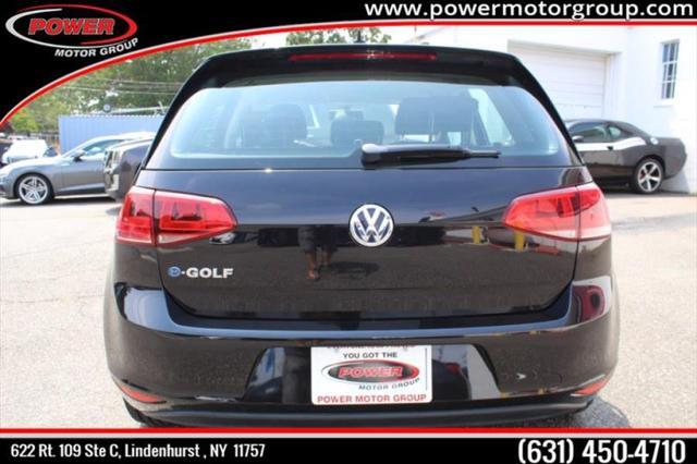 used 2016 Volkswagen e-Golf car, priced at $7,500