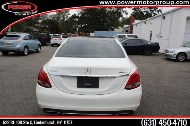 used 2017 Mercedes-Benz C-Class car, priced at $18,599