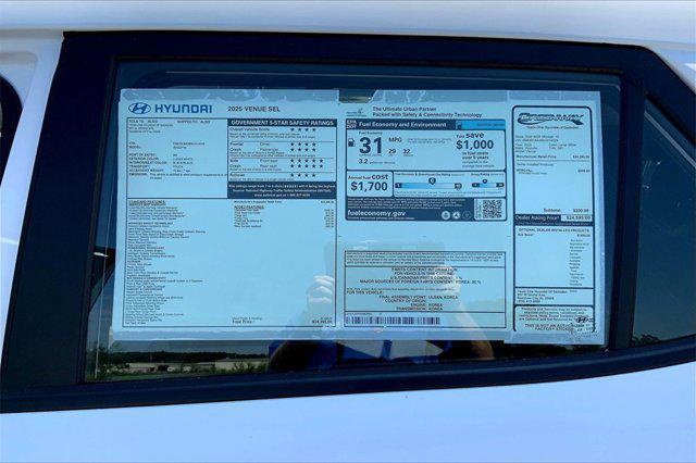 new 2025 Hyundai Venue car, priced at $23,895