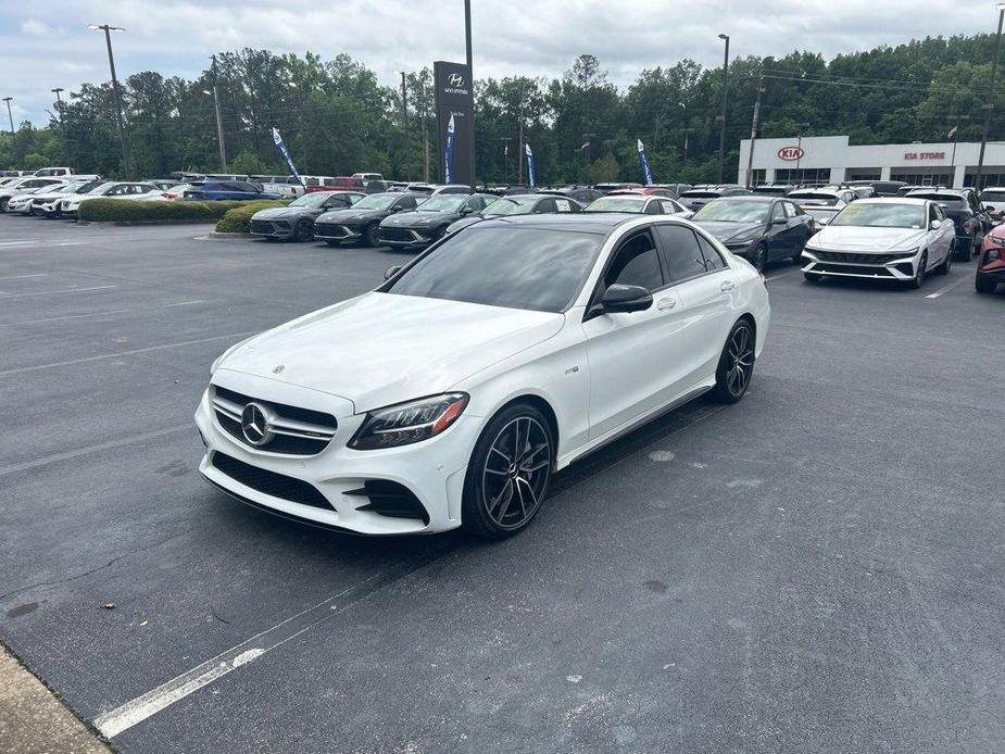 used 2021 Mercedes-Benz AMG C 43 car, priced at $45,349