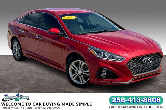 used 2019 Hyundai Sonata car, priced at $18,122