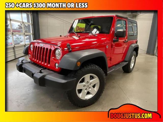 used 2018 Jeep Wrangler JK car, priced at $21,850