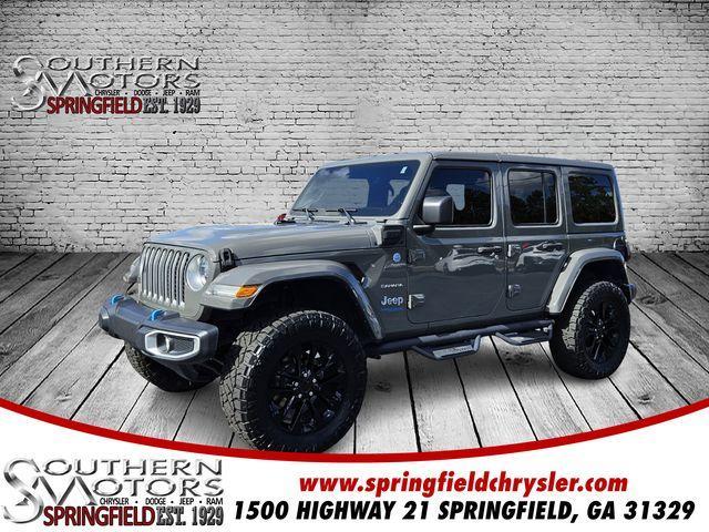 used 2022 Jeep Wrangler Unlimited 4xe car, priced at $37,497