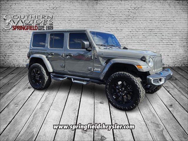 used 2022 Jeep Wrangler Unlimited 4xe car, priced at $37,497