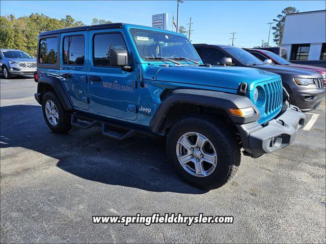 used 2020 Jeep Wrangler Unlimited car, priced at $29,714