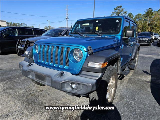 used 2020 Jeep Wrangler Unlimited car, priced at $29,714