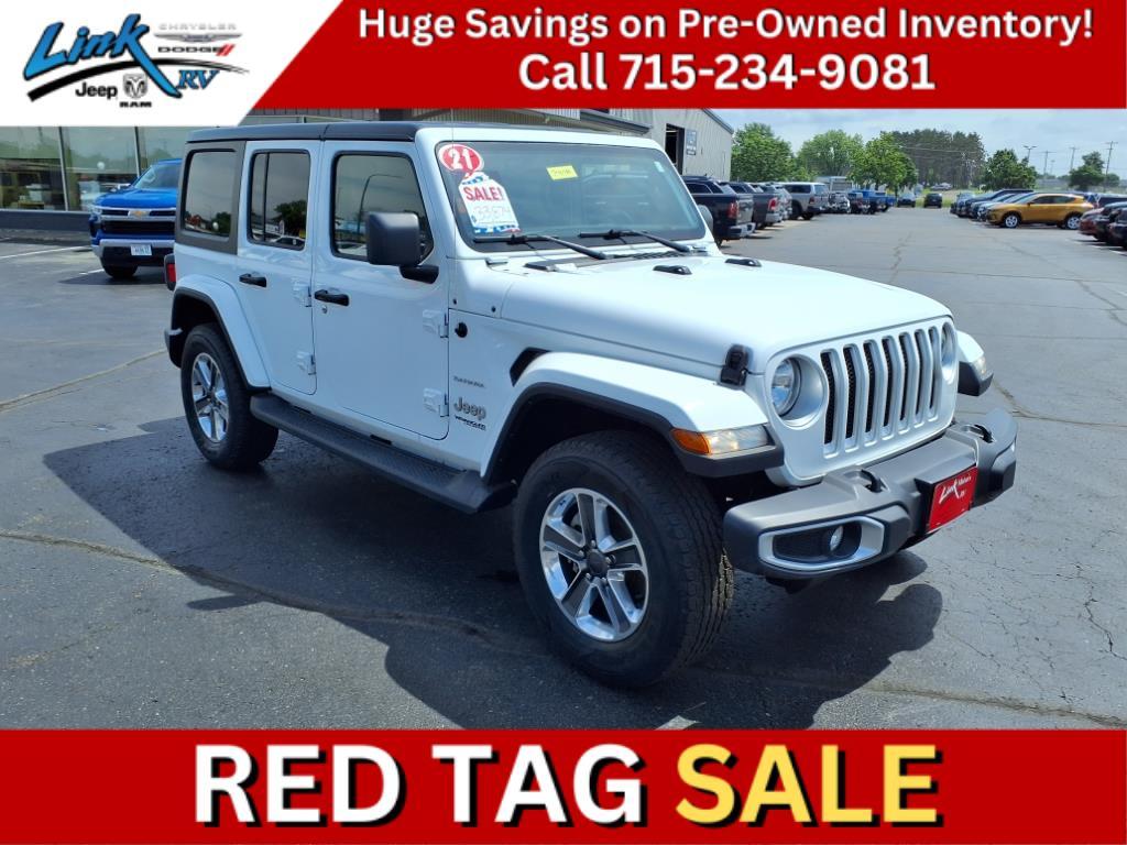 used 2021 Jeep Wrangler Unlimited car, priced at $32,889