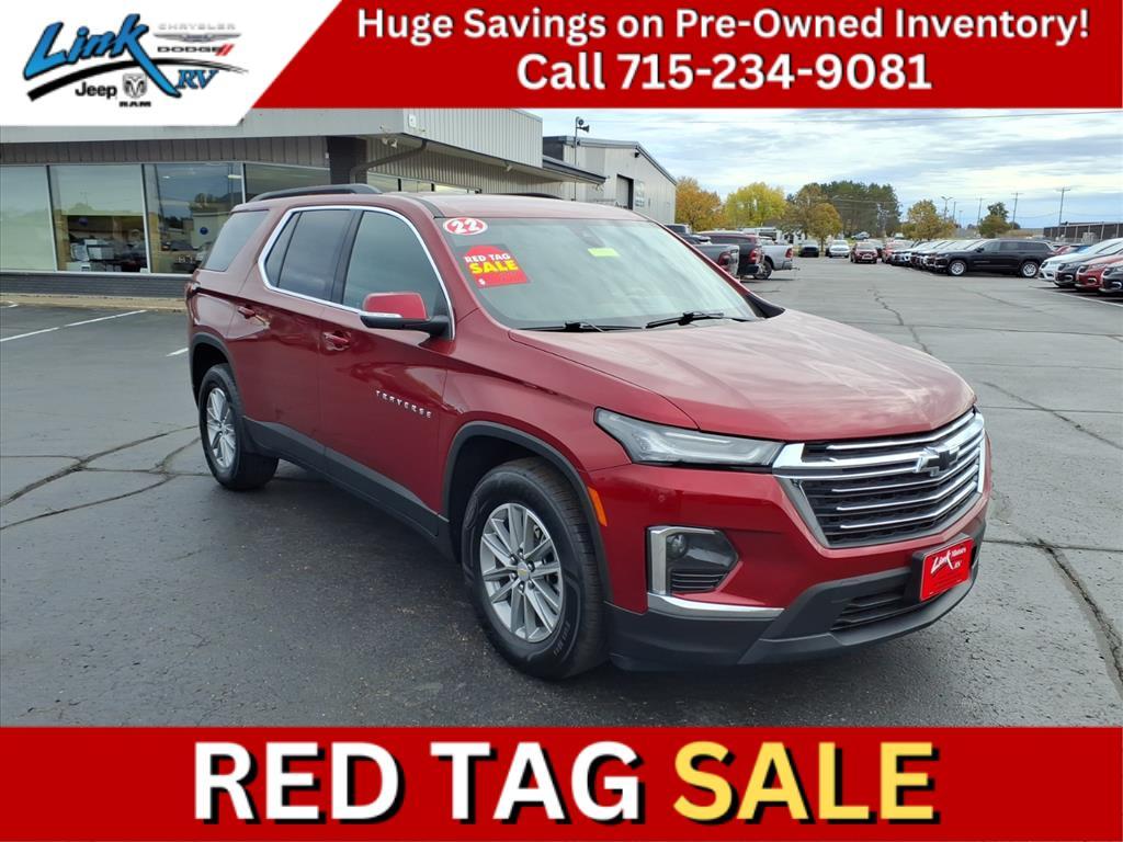 used 2022 Chevrolet Traverse car, priced at $30,999