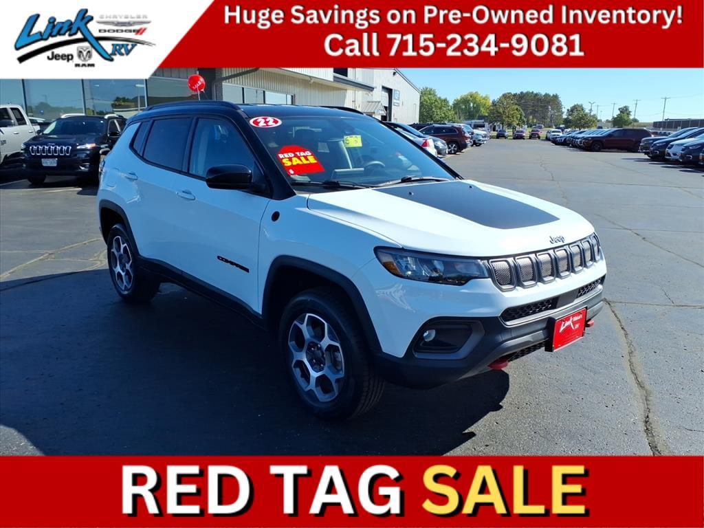 used 2022 Jeep Compass car, priced at $23,510