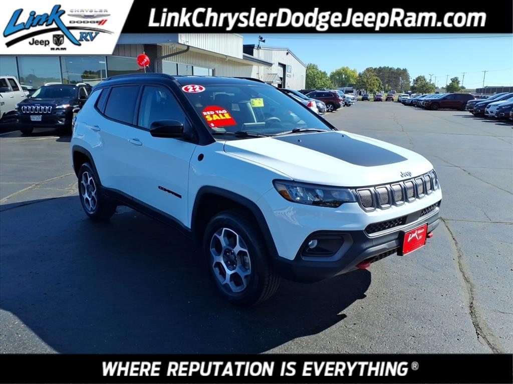 used 2022 Jeep Compass car, priced at $23,900